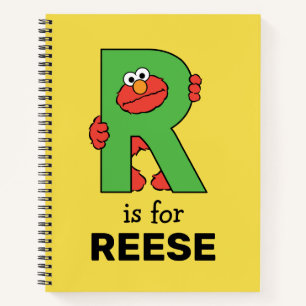 Elmo Alphabet   R Green Notizbuch