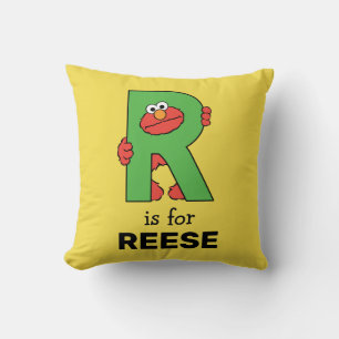 Elmo Alphabet   R Grün Kissen