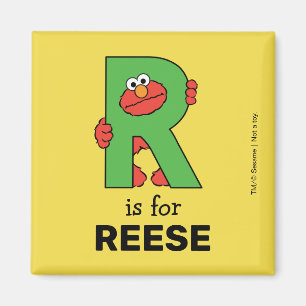 Elmo Alphabet   R Grün Magnet
