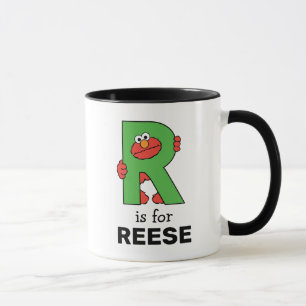 Elmo Alphabet R Grün Tasse