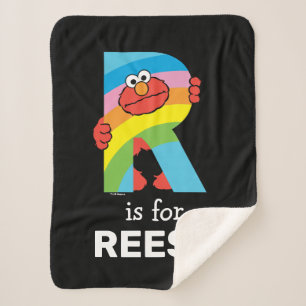 Elmo Alphabet R Regenbogen Sherpadecke