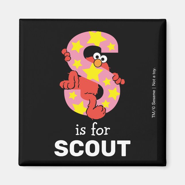 Elmo Alphabet | S Star Magnet (Vorne)