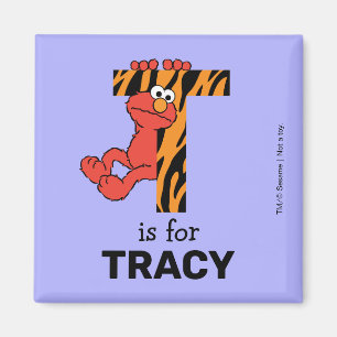 Elmo Alphabet   T Tiger Magnet