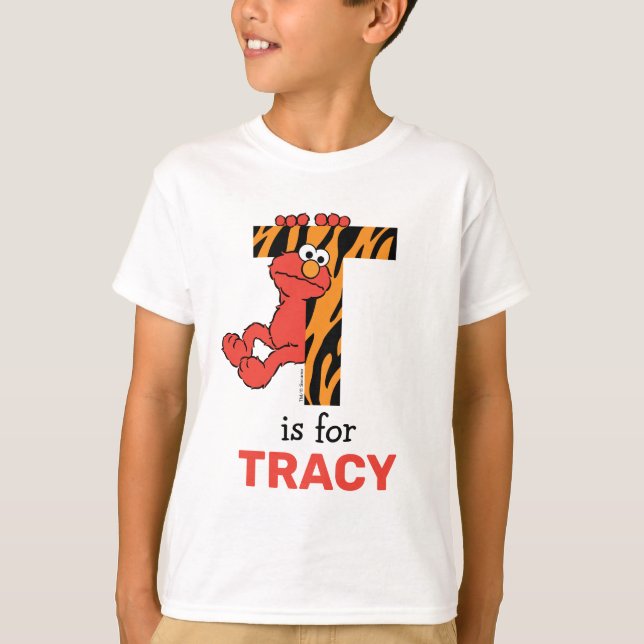 Elmo Alphabet | T Tiger T-Shirt (Vorderseite)