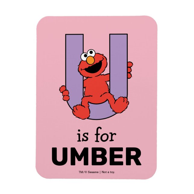 Elmo Alphabet | U LILA Magnet (Vertikal)