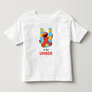 Elmo Alphabet U Schirm Kleinkind T-shirt