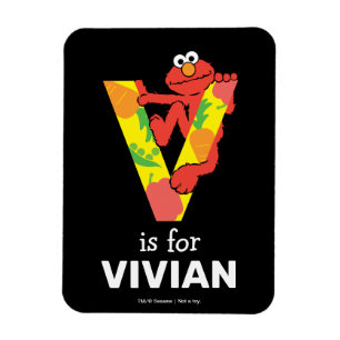 Elmo Alphabet   V Gemüse Magnet