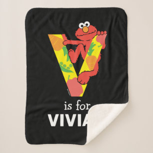 Elmo Alphabet V Gemüse Sherpadecke