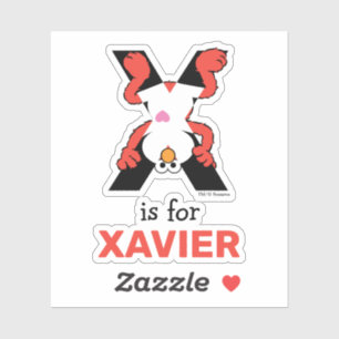 Elmo Alphabet   X Xray Aufkleber