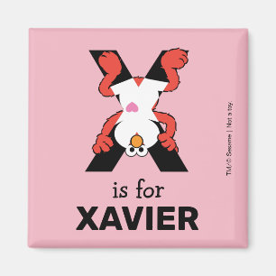 Elmo Alphabet   X Xray Magnet