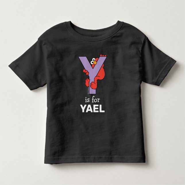 Elmo Alphabet | Y LILA Kleinkind T-shirt (Vorderseite)