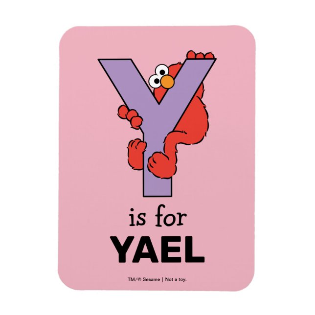 Elmo Alphabet | Y LILA Magnet (Vertikal)