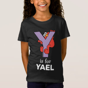 Elmo Alphabet   Y LILA T-Shirt