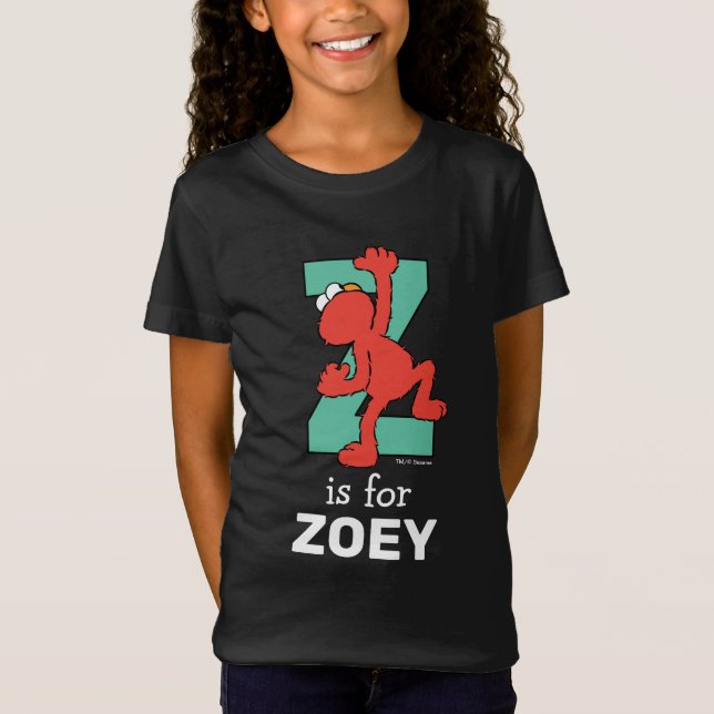 Elmo Alphabet | Z AQUAMARIN T-Shirt (Vorderseite)