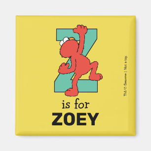 Elmo Alphabet   Z Türkis Magnet