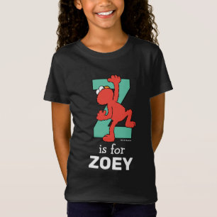 Elmo Alphabet   Z Türkis T-Shirt