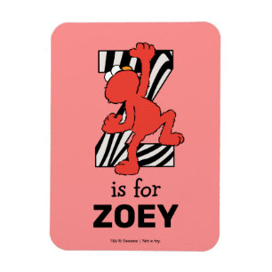 Elmo Alphabet   Z Zebra Magnet