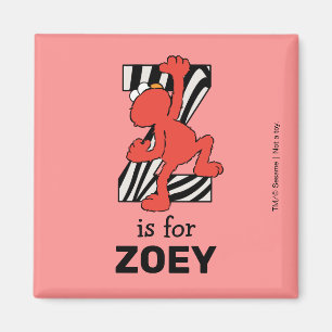 Elmo Alphabet   Z Zebra Magnet