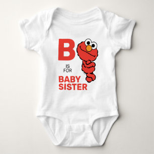 Elmo   B ist für Babyregister Baby Strampler