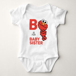 Elmo   B steht für Baby Schwester Strampler