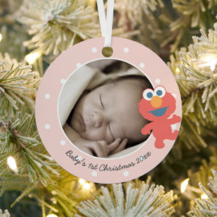 Elmo   Baby's erstes Weihnachten - Fügen Sie Ihren Ornament Aus Metall