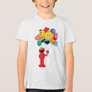 Elmo Ballons Tri-Blend Shirt