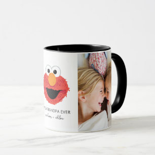 Elmo Big Face   Bester Opa - Foto Tasse