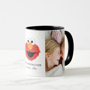 Elmo Big Face   Bestes Oma - Foto Tasse