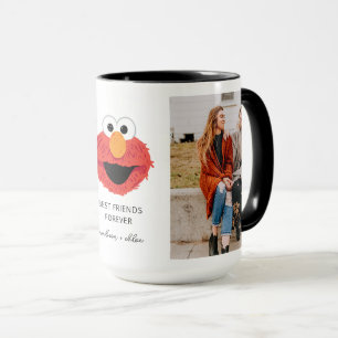 Elmo Big Face   Die besten Freunde - Foto Tasse