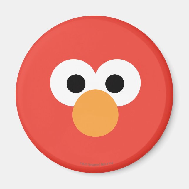 Elmo Big Face Magnet (Vorne)
