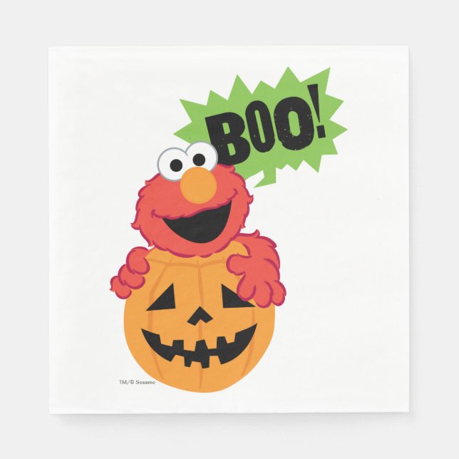 Elmo - Boo Serviette (Vorderseite)