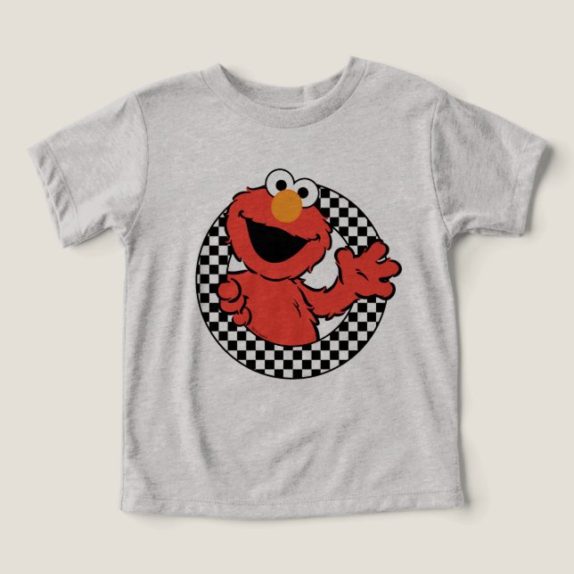 Elmo Checkered in der Sesamstraße (Design Vorderseite)