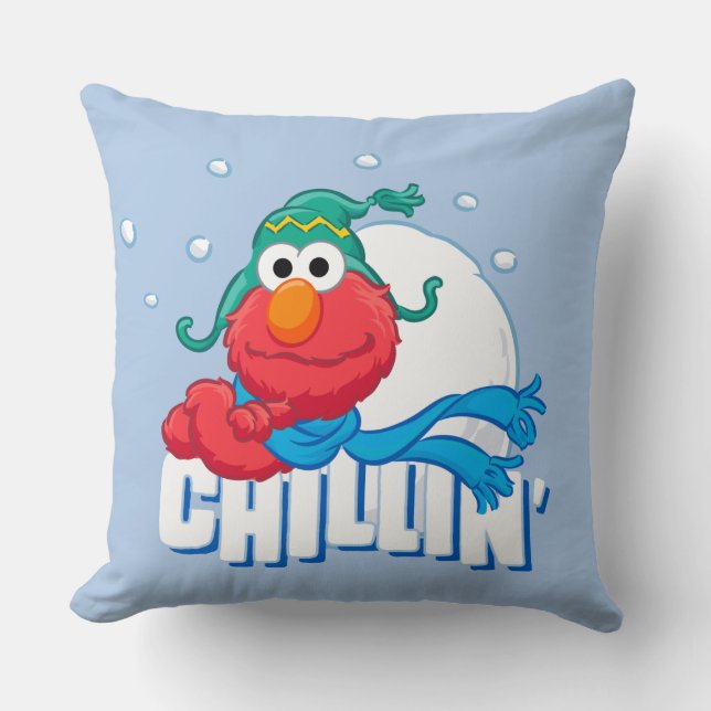 Elmo Chillin' Kissen (Vorderseite)