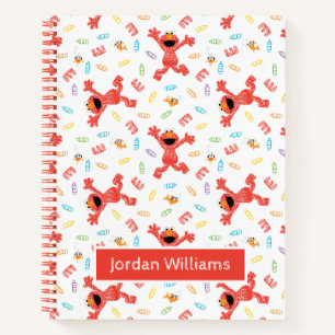 Elmo Crayon Pattern Notizbuch