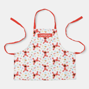 Elmo Crayon Pattern Schürze
