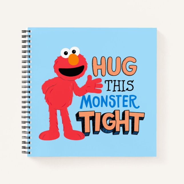 Elmo | Dieses Monster umarmen Notizbuch (Vorderseite)