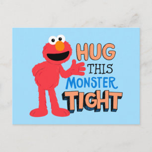 Elmo Dieses Monster umarmen Postkarte