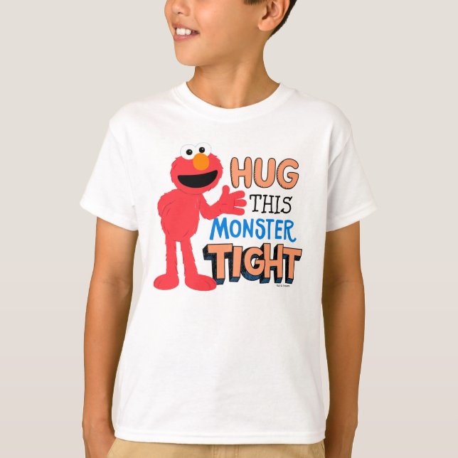 Elmo | Dieses Monster umarmen T-Shirt (Vorderseite)