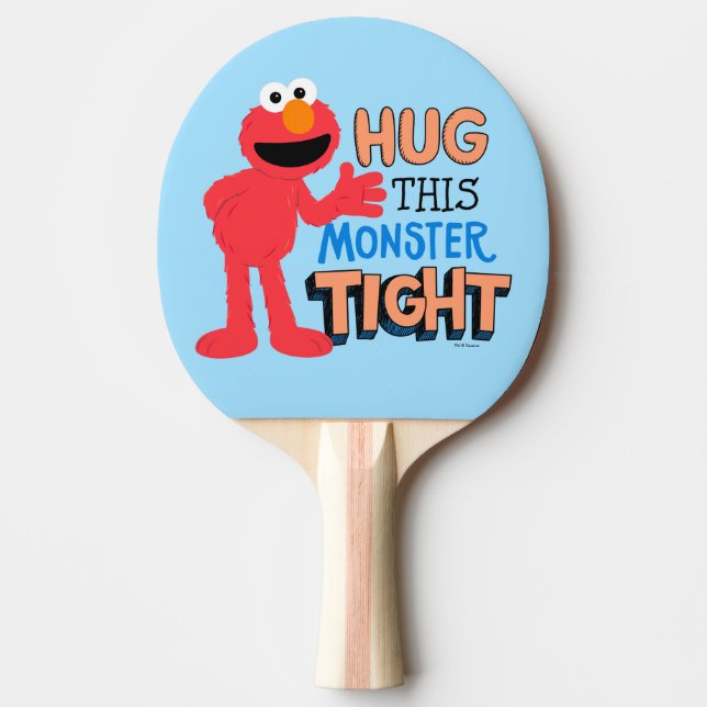 Elmo | Dieses Monster umarmen Tischtennis Schläger (Vorderseite)