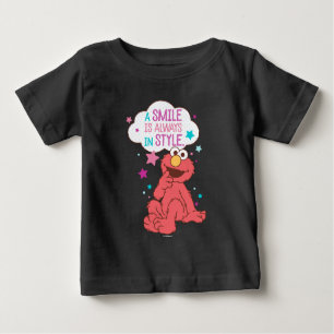 Elmo   Ein Lächeln ist immer im Stil Baby T-shirt