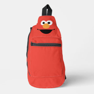 Elmo Face Art Crossbody Bag