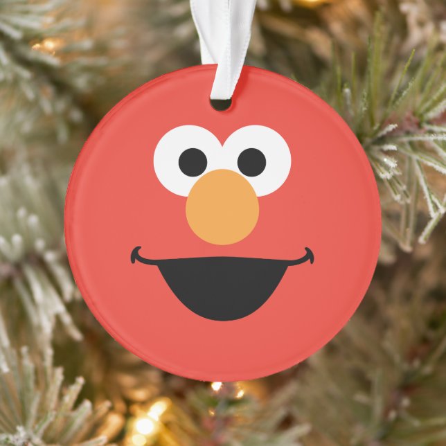Elmo Face Art Ornament (Baum)