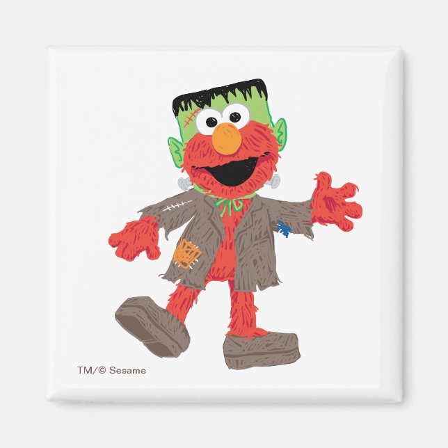 Elmo | Frankenstein-Kostüm Magnet (Vorne)