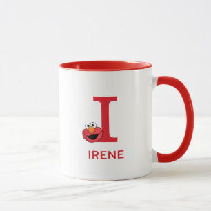 Elmo Fügen Sie Ihren Namen und Monogramm I hinzu Tasse
