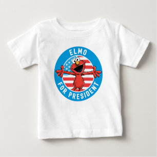 Elmo für den Präsidenten - Flagge Baby T-shirt