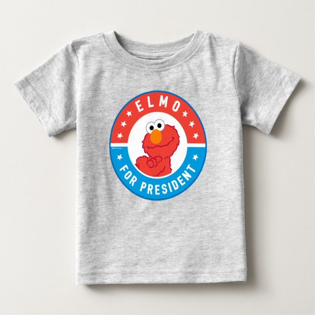 Elmo für Präsident Abzeichen Baby T-shirt (Vorderseite)