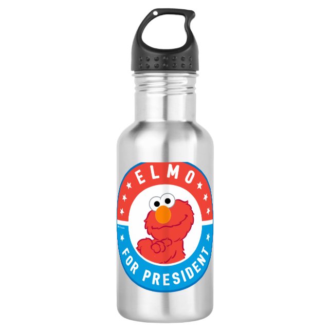 Elmo für Präsident Abzeichen Edelstahlflasche (Vorderseite)