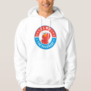 Elmo für Präsident Abzeichen Hoodie