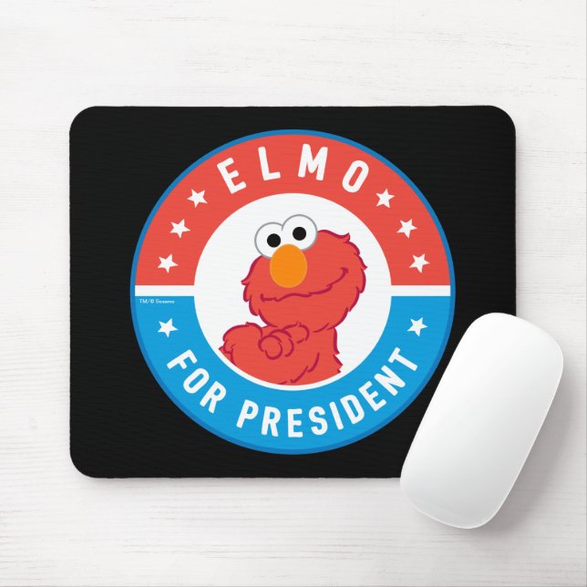 Elmo für Präsident Abzeichen Mousepad (Mit Mouse)