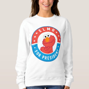 Elmo für Präsident Abzeichen Sweatshirt